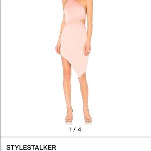 Stylestalker Kaiden midi dress in Blush size S